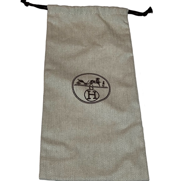 HERMES Draw String Dust Bag Authentic - Picture 1 of 3
